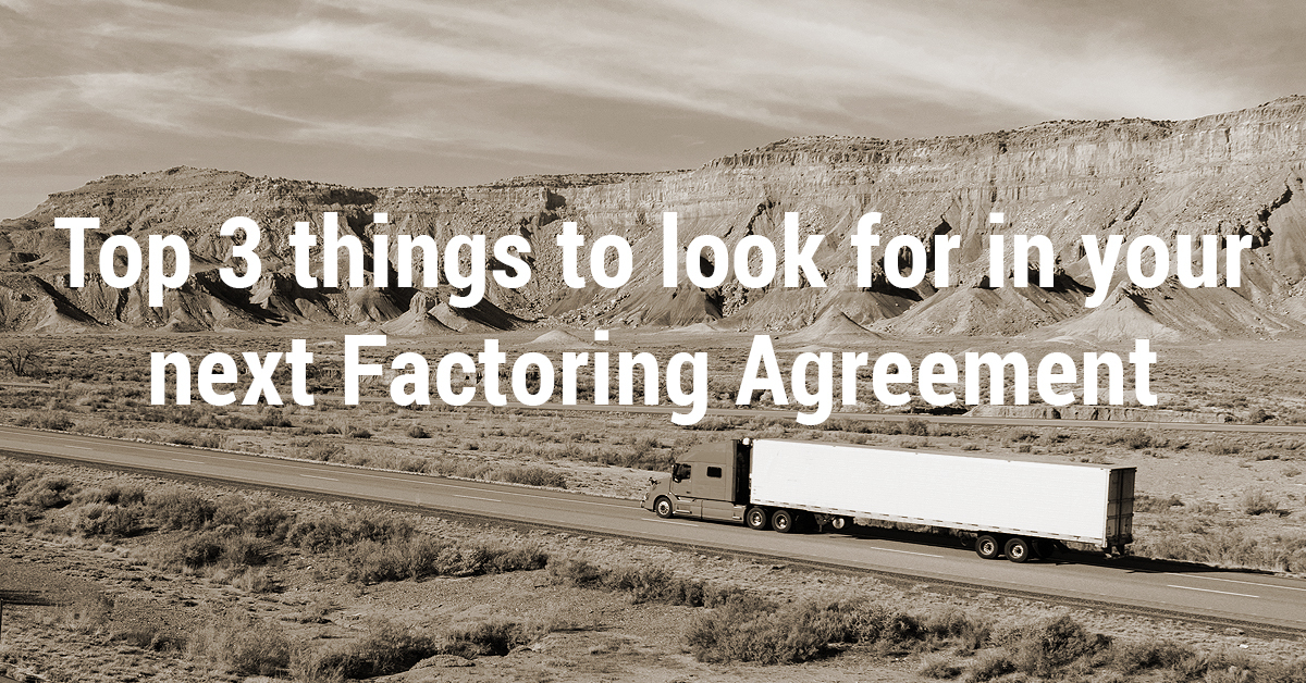 Freight Factoring | Finance Image